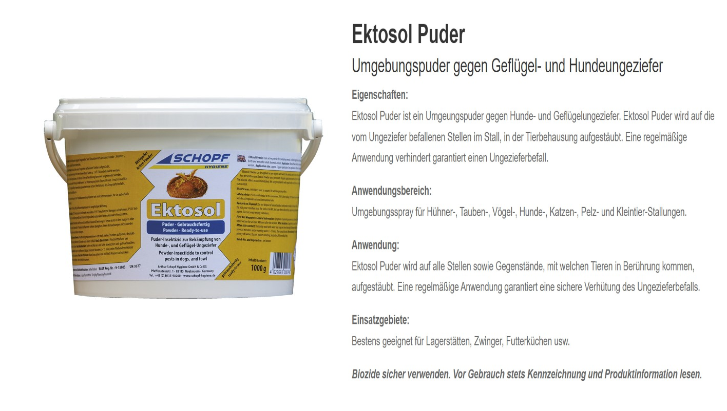 Ektosol Puder 1kg